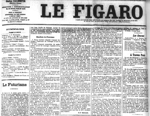 Le Figaro 20th February 1909